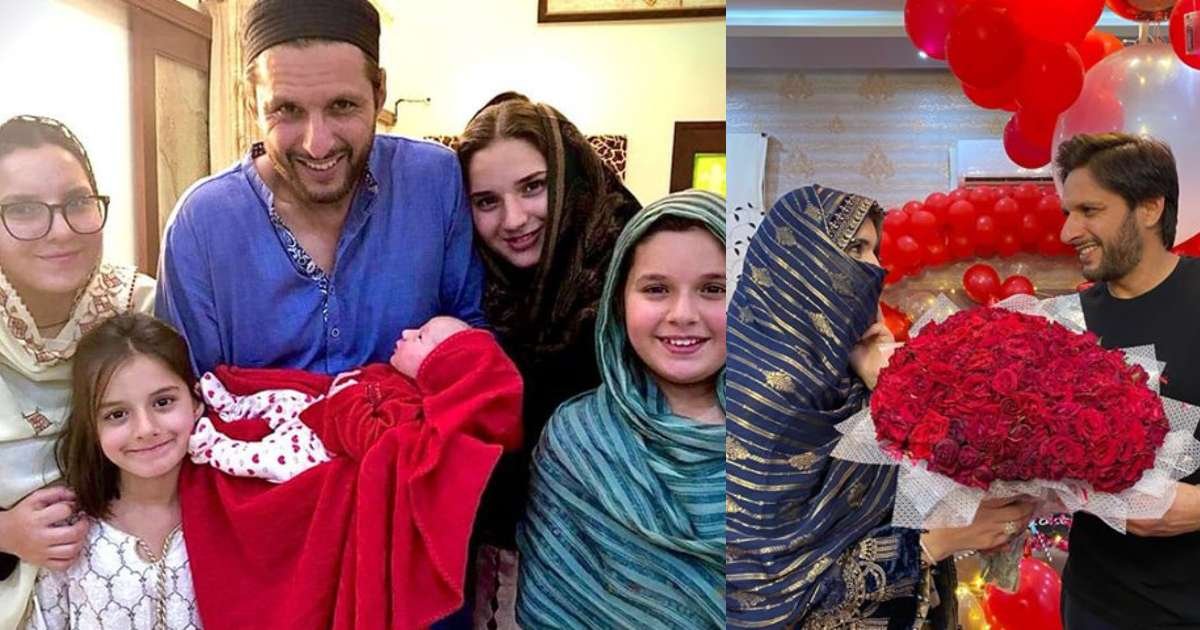 Shahid Afridi thanks wife Nadia Afridi for ‘lovely welcome’