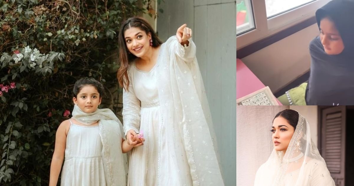 VIDEO: Sanam Jung teaches verses from the Holy Book to daughter Alaya