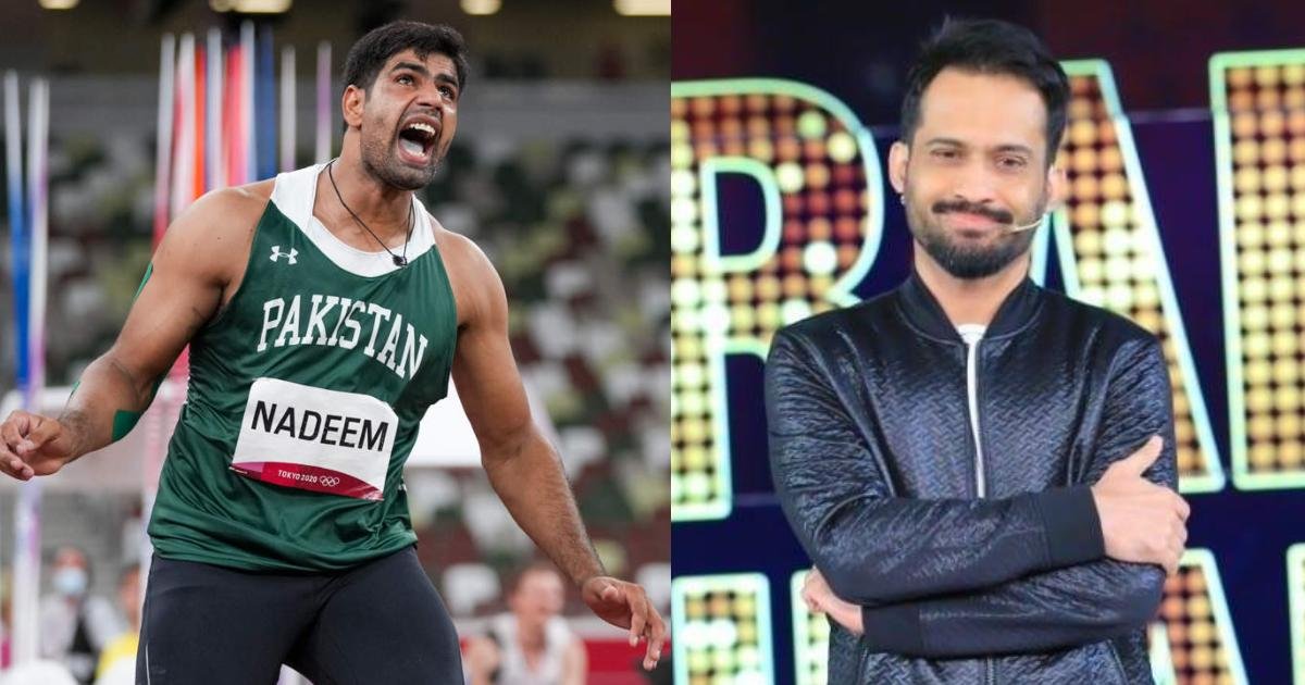Waqar Zaka welcomes national hero Arshad Nadeem, rewards $5000