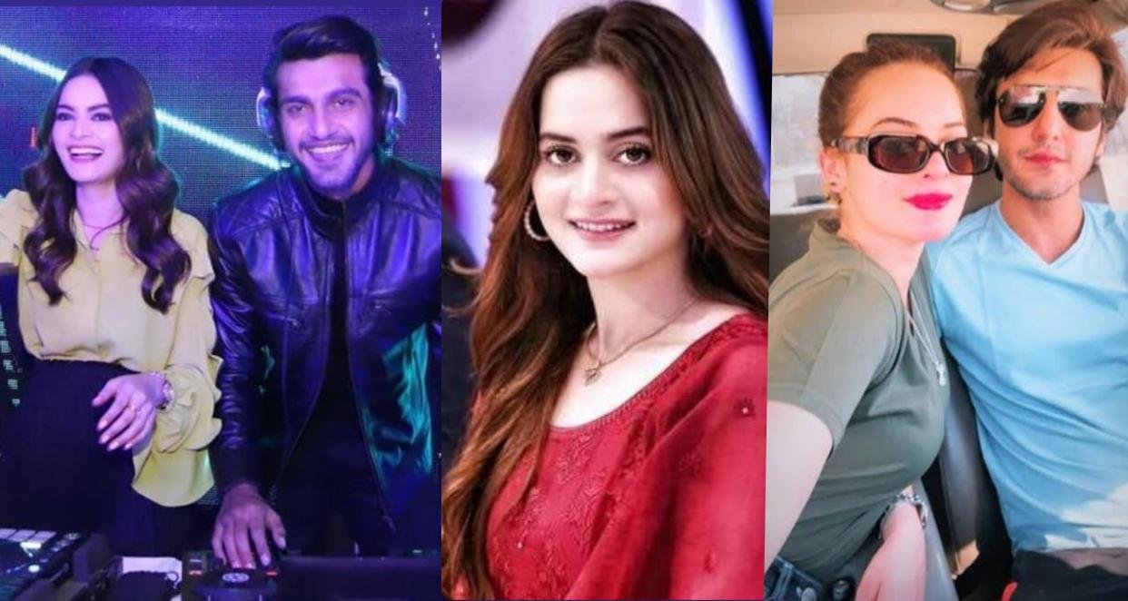 Aiman Khan joins Minal, Ahsan on their romantic getaway
