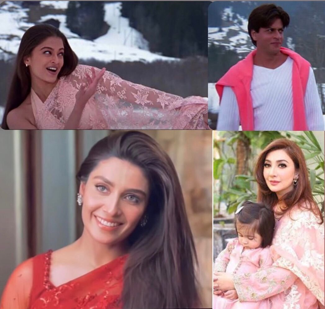 Video: Ayeza Khan recreates Aishwarya Rai’s popular ‘Mohabbatein’ look, Aisha Khan adores