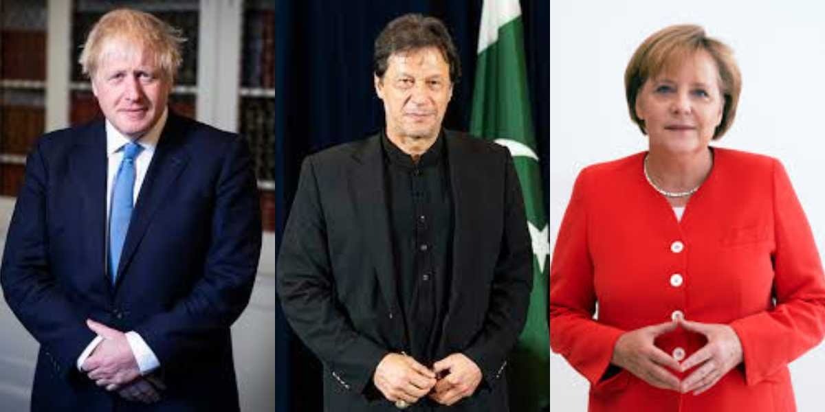 PM Imran discusses Afghanistan with Germany and UK