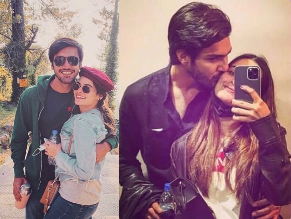 Minal Khan, Ahsan Mohsin spotted romancing in the mountains