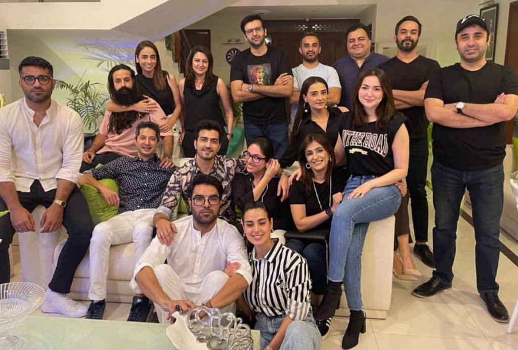 Hania, Iqra and Momal party together on Shahzad Sheikh’s birthday bash, Ayeza cheers