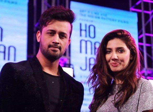 Video: Atif Aslam announces his next with Mahira Khan on the sets of ‘Sang-e-Mah’