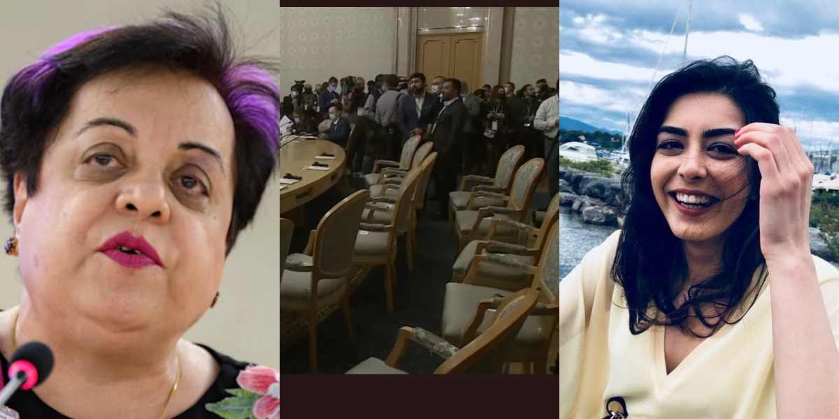 Video: Pak diplomats forget to turn off mic, laughing about Twitter spat between Shireen Mazari, daughter