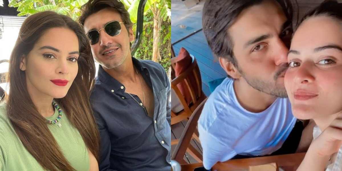 Minal, Ahsan ooze couple goals on romantic getaway in Nathia Gali