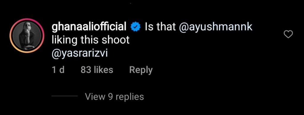 Cross-border love: Ayushman Khurana likes Yasra Rizvi’s latest photoshoot