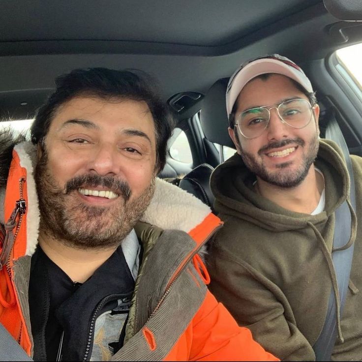 Nauman Ijaz with his son Zaviyar #fathersonduo in 2021 | Celebs, Hania amir, Father and son