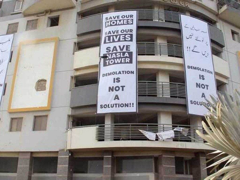 Twitter reacts to CJP order to speed up demolition process of Nasla Tower