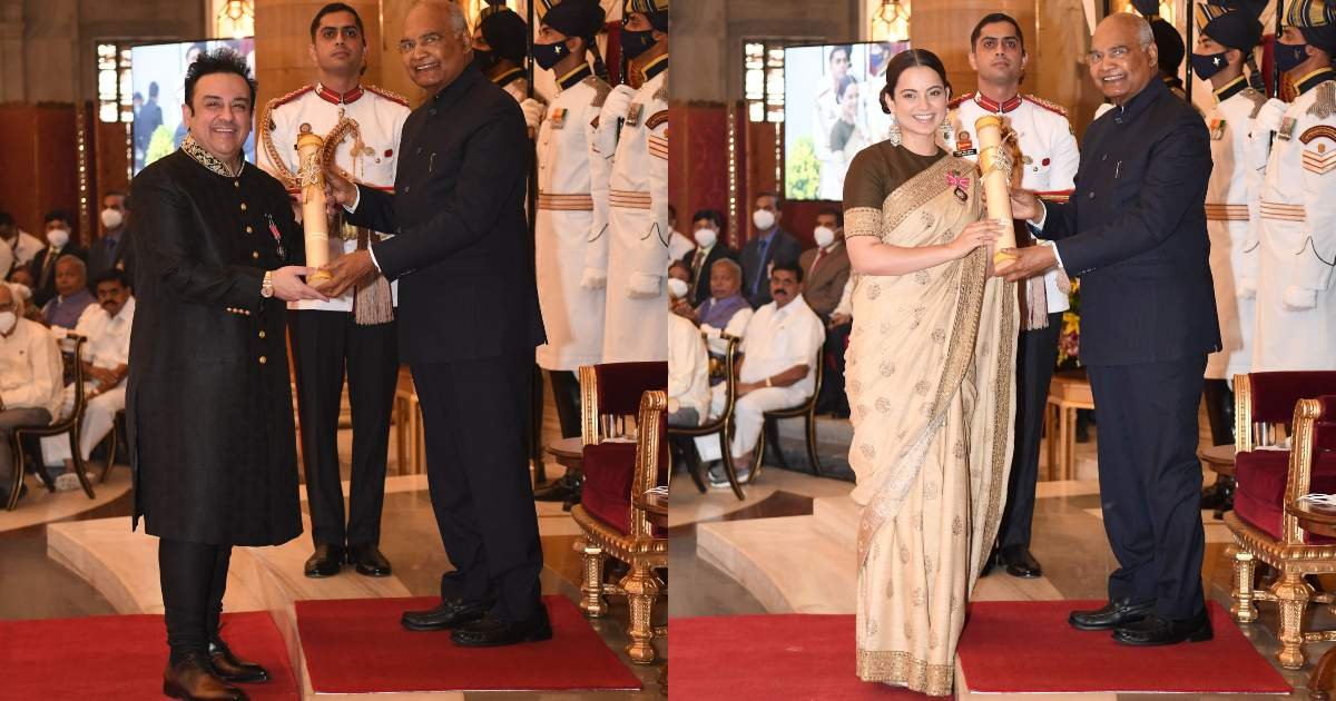 Adnan Sami, Kangana Ranaut receive Indian fourth highest civilian honour