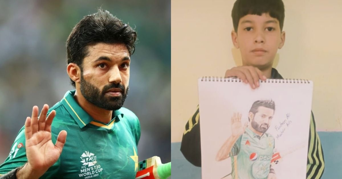 Mohammad Rizwan praises young boy for making an ‘incredible’ sketch