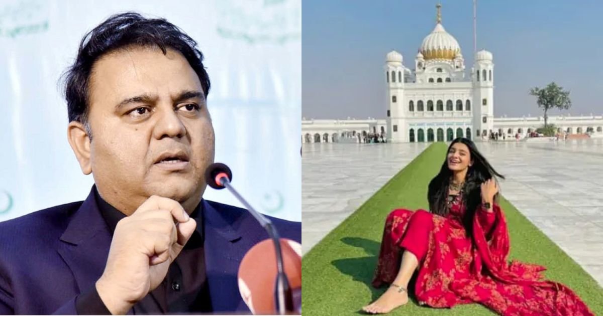 ‘Not a film set, apologise’: Fawad Chaudhry lashes out at model for posing at Kartarpur bareheaded