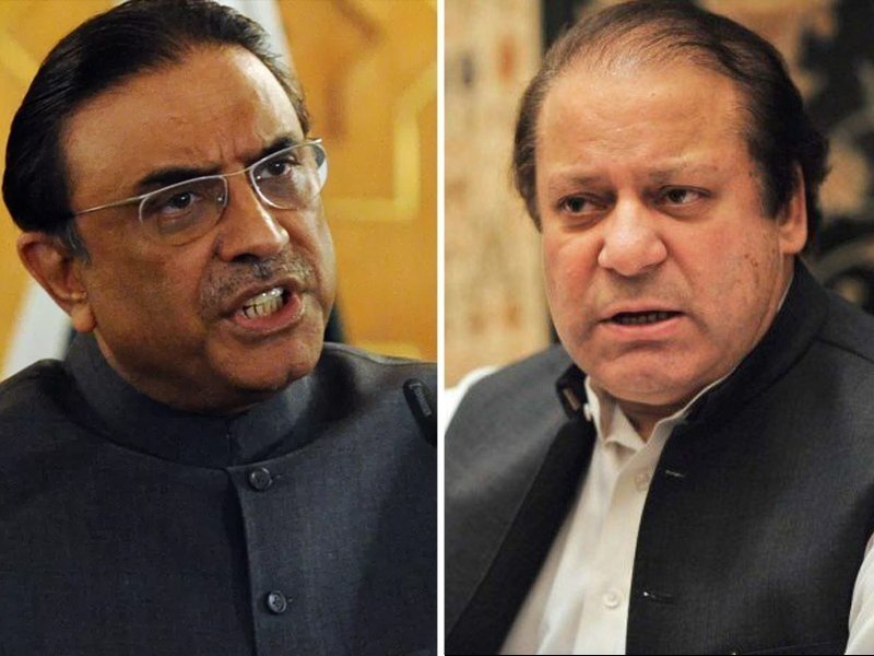 Nawaz is against Pakistan says Zardari, Shehbaz lashes back