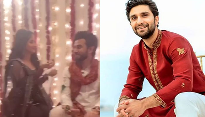 Sajal Aly lays Haldi on Saboor Aly, Ali Ansari sans Ahad Raza Mir