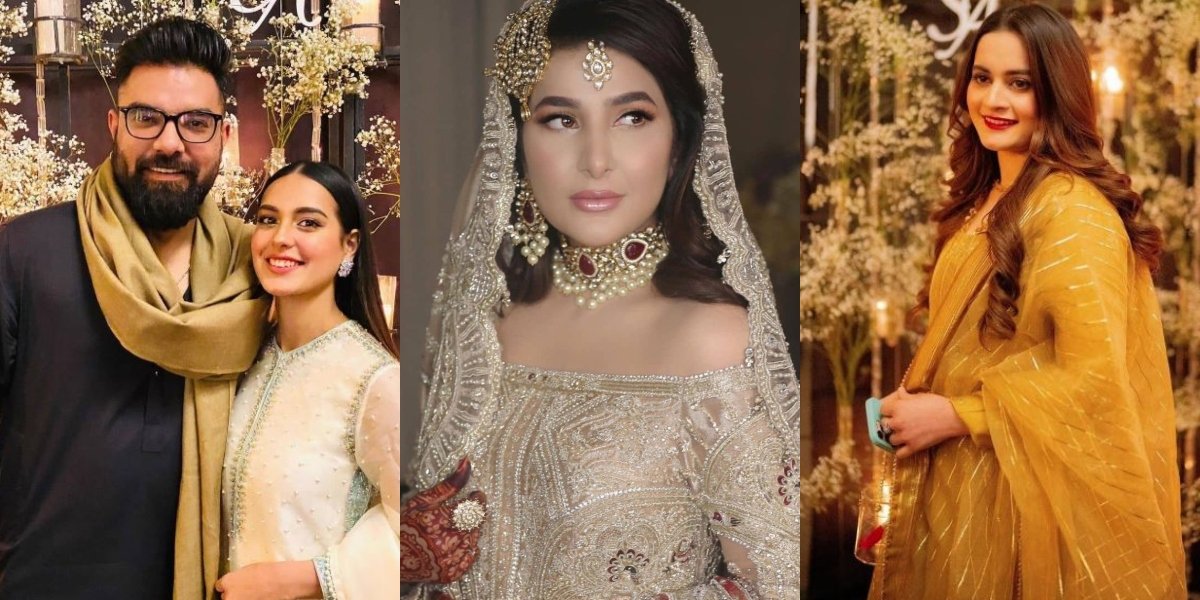 IN PICTURES: Areeba Habib’s wedding trends on web, Aiman and Iqra attend