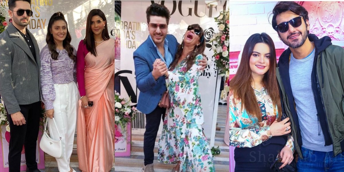 IN PICTURES: Nida Yasir hosts a star-studded bash on birthday, celebrity couples cheer