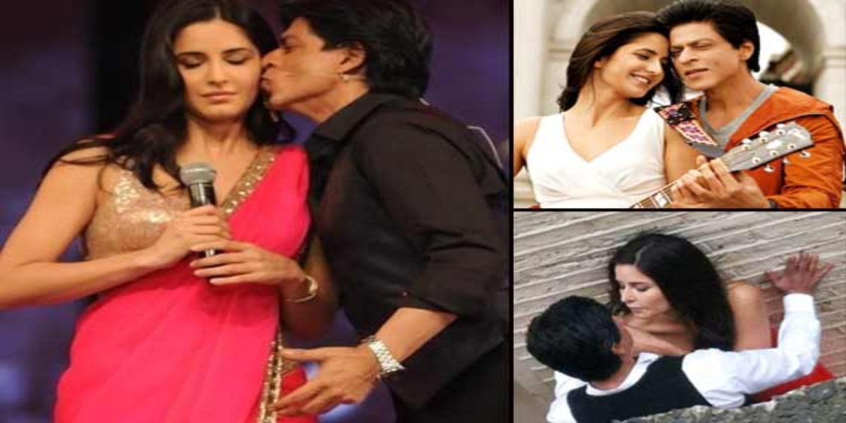 Katrina Kaif humorously replies reporter for question about kissing Shah Rukh Khan