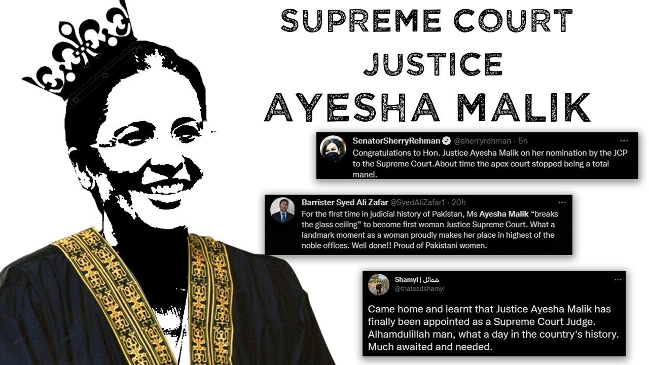 Twitter welcomes first female Supreme Court Judge of Pakistan
