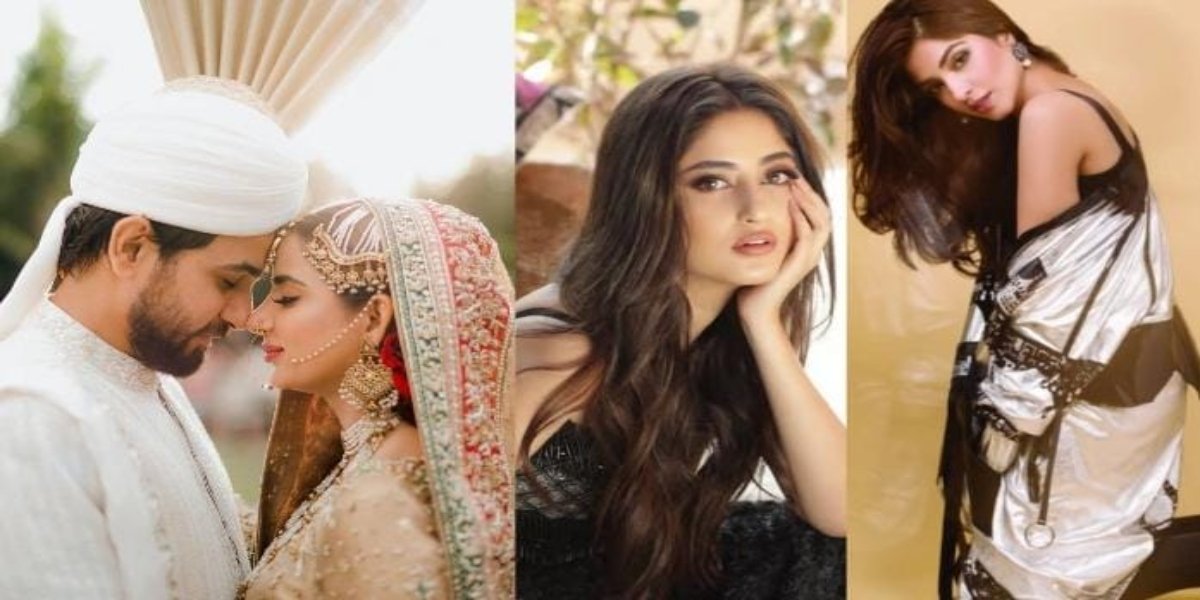 Video: Saboor Aly sets the stage on fire for Ali Ansari on Bollywood chartbusters, Sajal and Kinza cheer