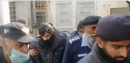 After wheelchair and stretcher, Zahir walks to court today