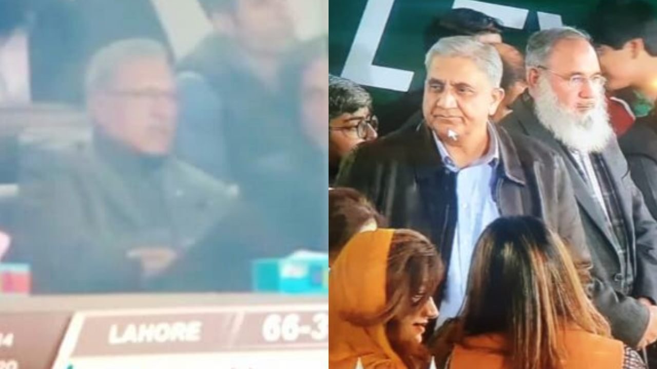 Army Chief, President Alvi watch PSL 7 final at Gaddafi Stadium