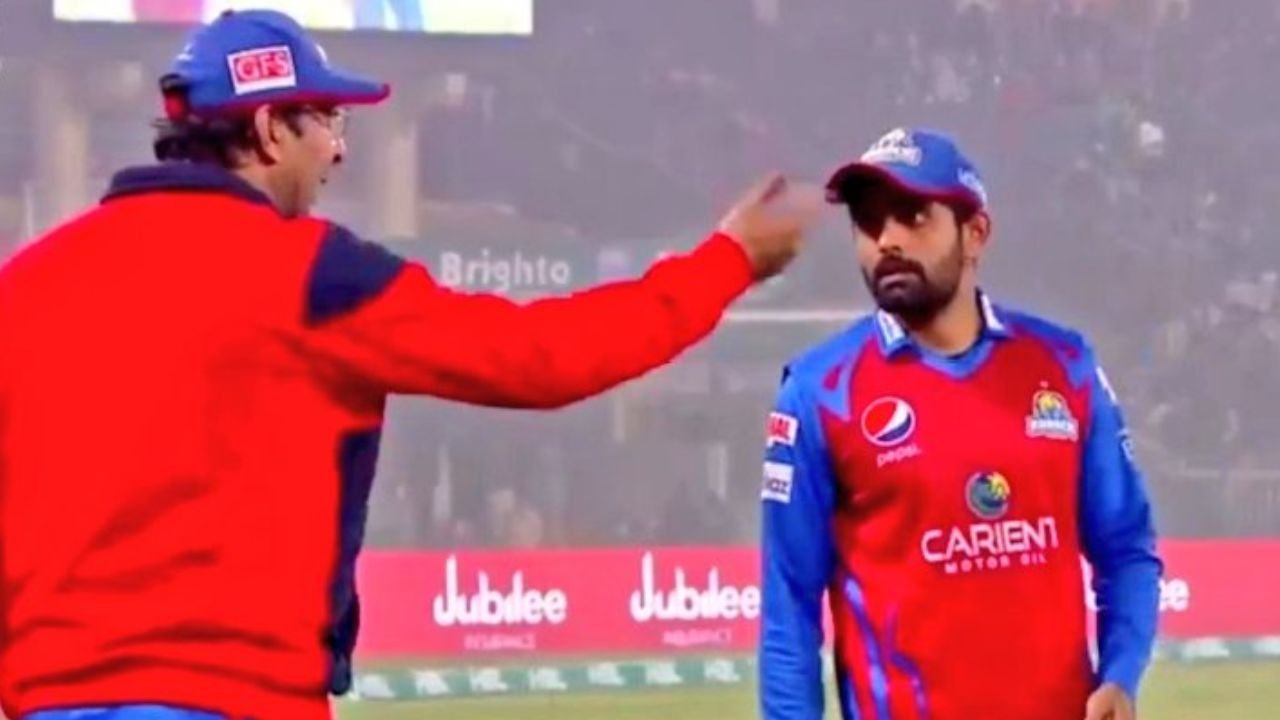 Twitterati angry at Wasim Akram for shouting at Babar Azam in match against Multan