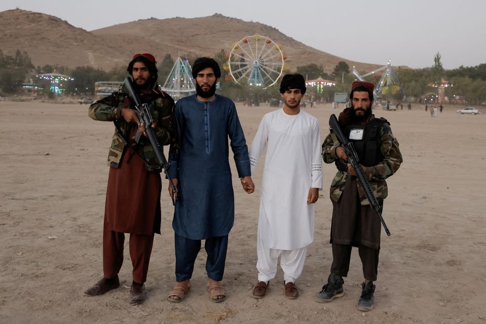 Taliban fighters no longer allowed to carry weapons in amusement parks