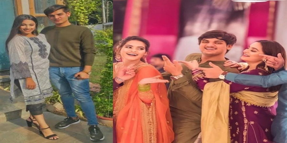 Aiman-Minal welcome ‘bhabhi’ after Baat Pakki ceremony of brother Maaz Khan, Muneeb cheers