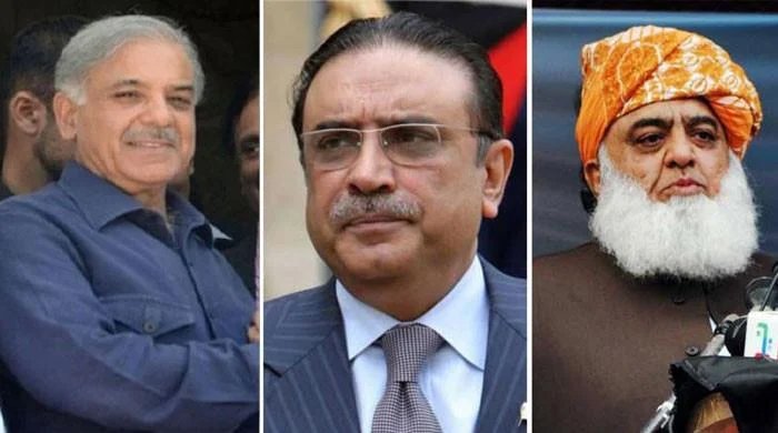 Opposition united to remove PM Khan, Fazl and Zardari visit Shehbaz Sharif for no-confidence motion
