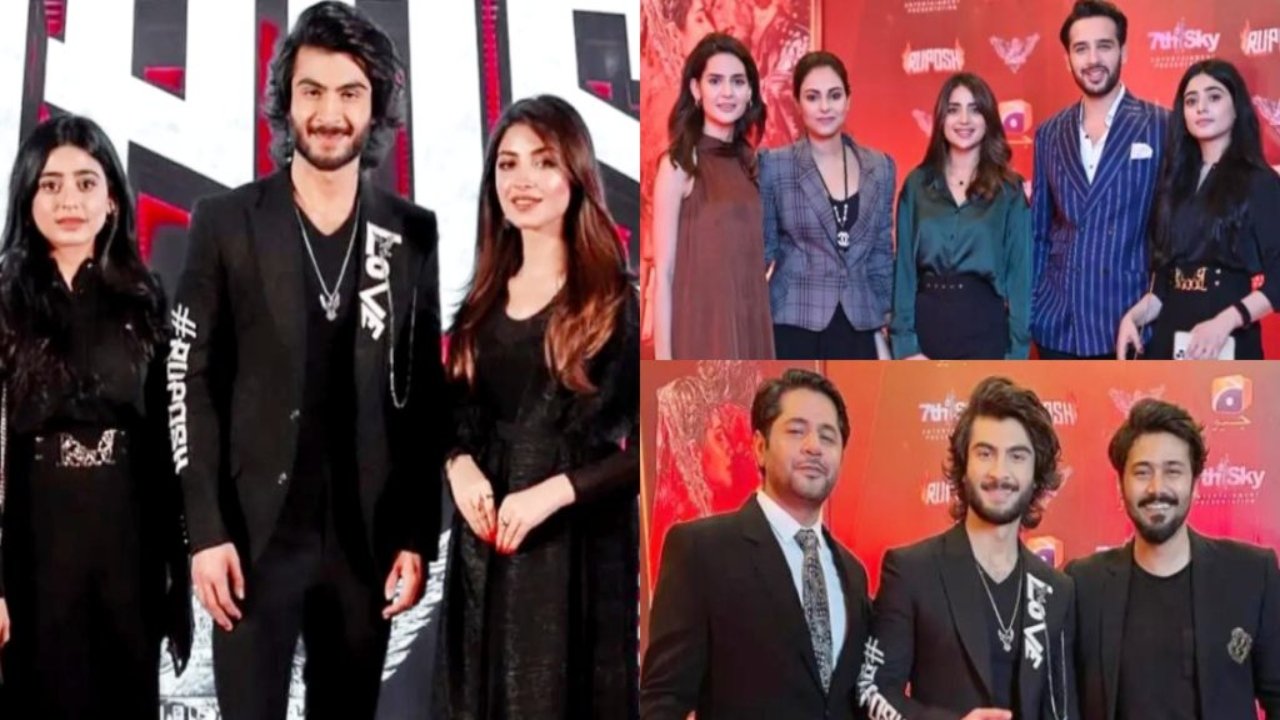 In Pictures:  Star-studded success bash of ‘Ruposh’, Kinza-Haroon and others attend