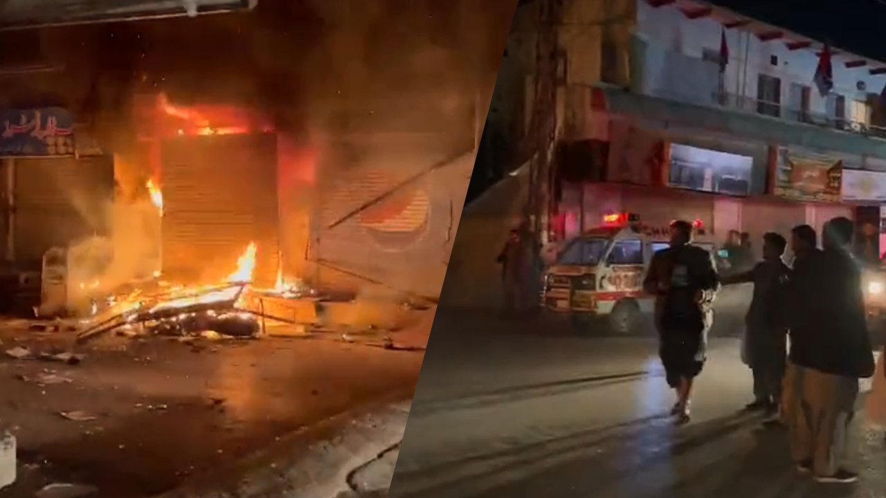 Three killed in bomb blast near police mobile in Quetta