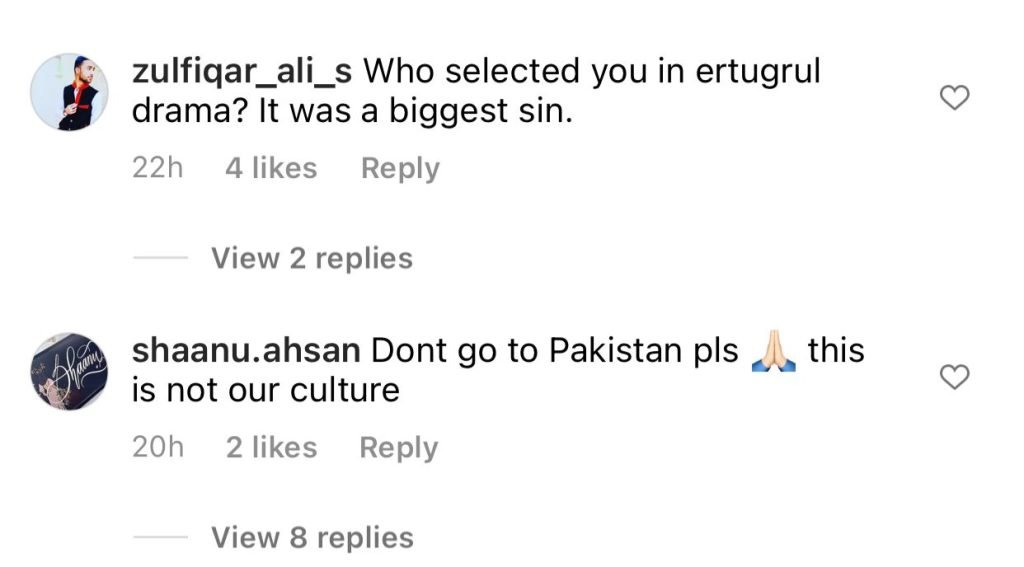 ‘Naak Katva Di Ertugrul Bhai ki’: Pakistanis criticise Esra Bilgic for being in lingerie campaign