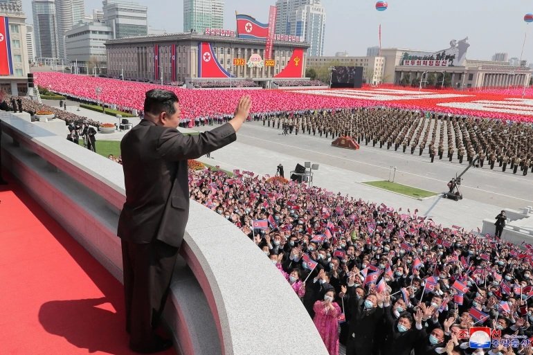 North Korea marks founder’s birth without military parade