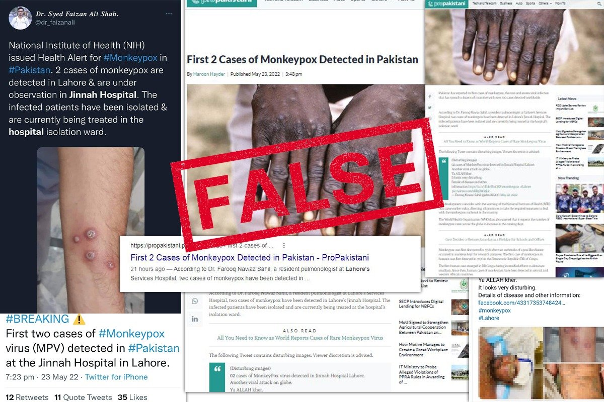 Fact Check: Monkeypox DID NOT reach Lahore