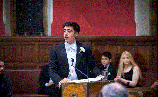 APS survivor takes charge as Oxford Union President; Shehbaz, Alvi congratulate