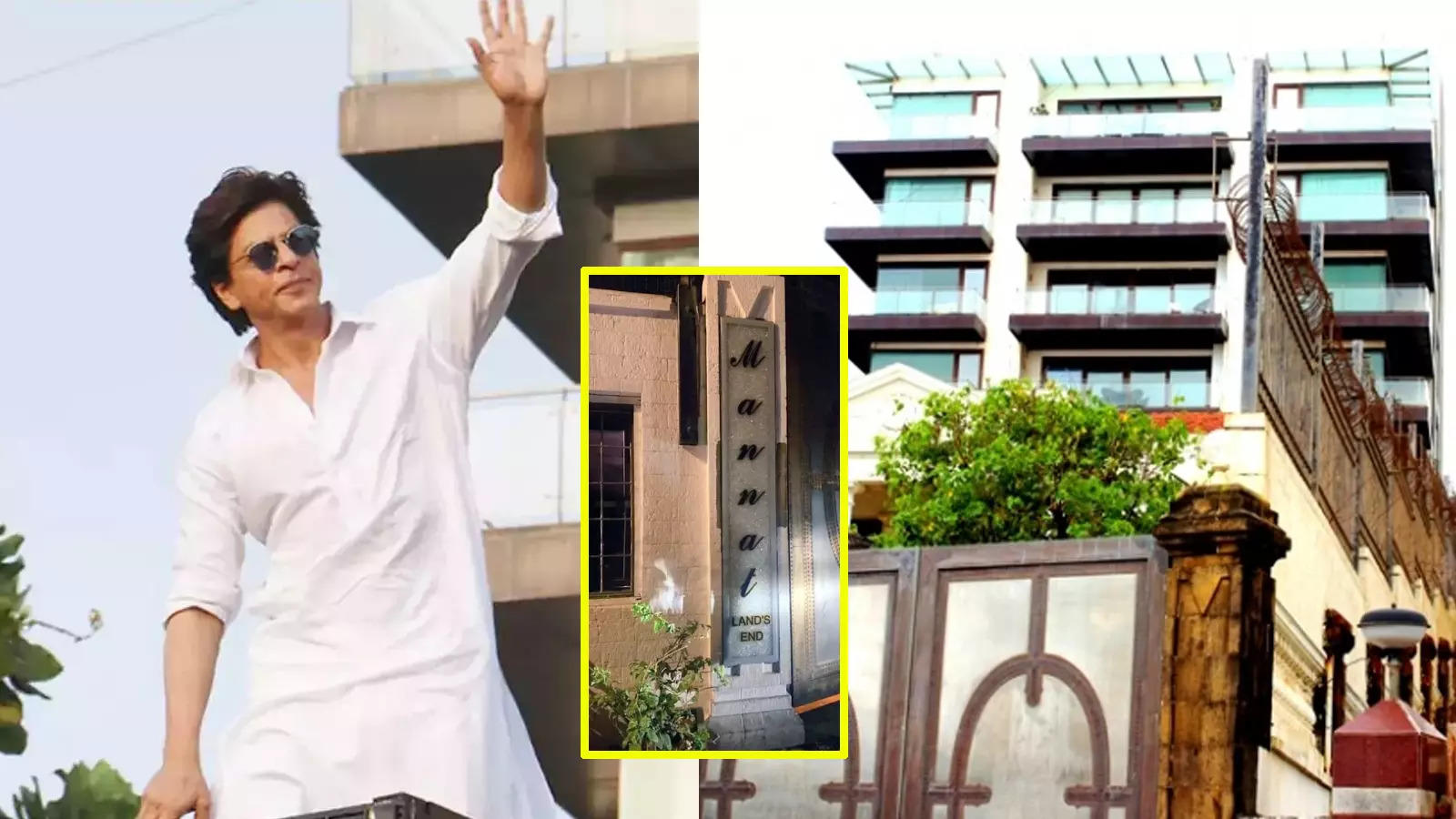 Shah Rukh Khan's bungalow 'Mannat' trends on social media owing to its new  nameplate, fans call it 'classy' | Hindi Movie News - Bollywood - Times of  India