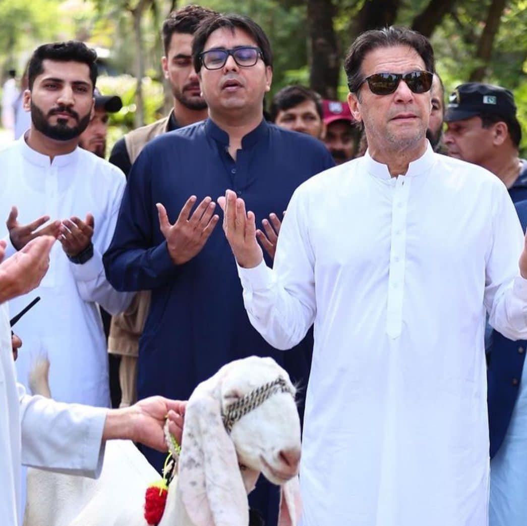 How did Imran, Shehbaz, Bilawal, and Alvi celebrate Eid?