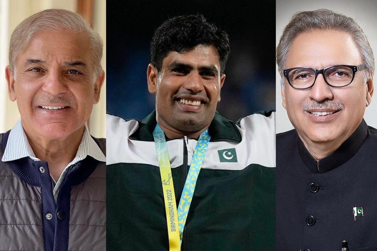 ‘Nation is proud of you’: PM Shehbaz, President Alvi and others congratulate Arshad Nadeem