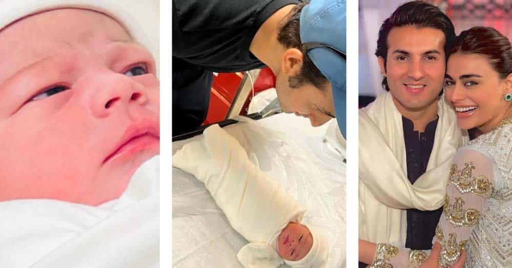 Sadaf Kanwal-Shehroz Sabzwari blessed with a baby girl, pictures from hospital revealed