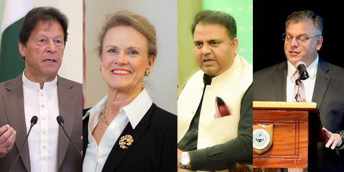 Amreeki saazish ya kuch aur: PTI leaders meet American diplomats?