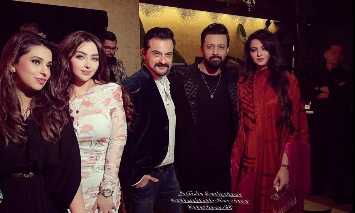 Atif Aslam, Sara Bharwana party with Bollywood celebs in Dubai