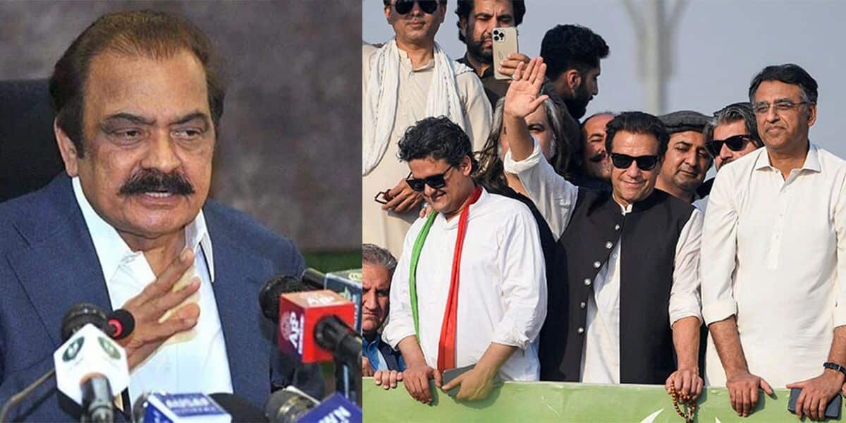 ‘Jab yeh long march ke liye aayeinge, iss ko pakar kar ulta kardeinge’: Rana Sanaullah warns Imran Khan