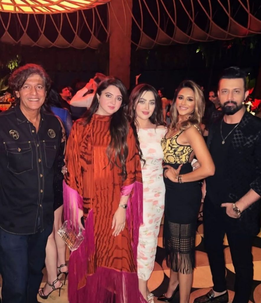 Atif Aslam And Sara Bharwana Attend Sanjay Kapoor's Birthday In Dubai