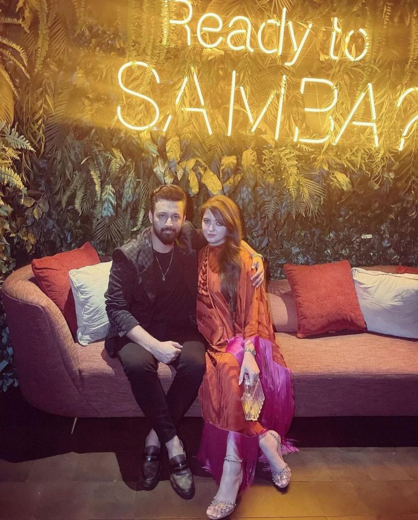 Atif Aslam And Sara Bharwana Attend Sanjay Kapoor's Birthday In Dubai