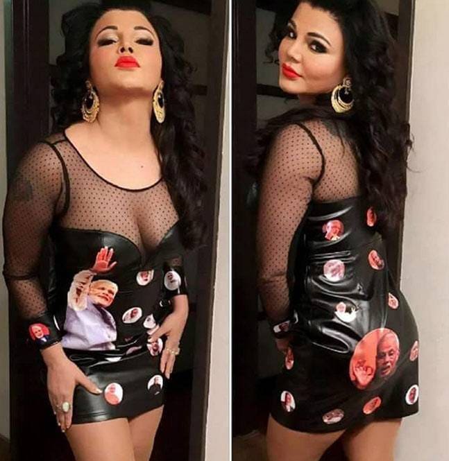 FIR against Rakhi Sawant for wearing dress with PM Modi's pictures - India News