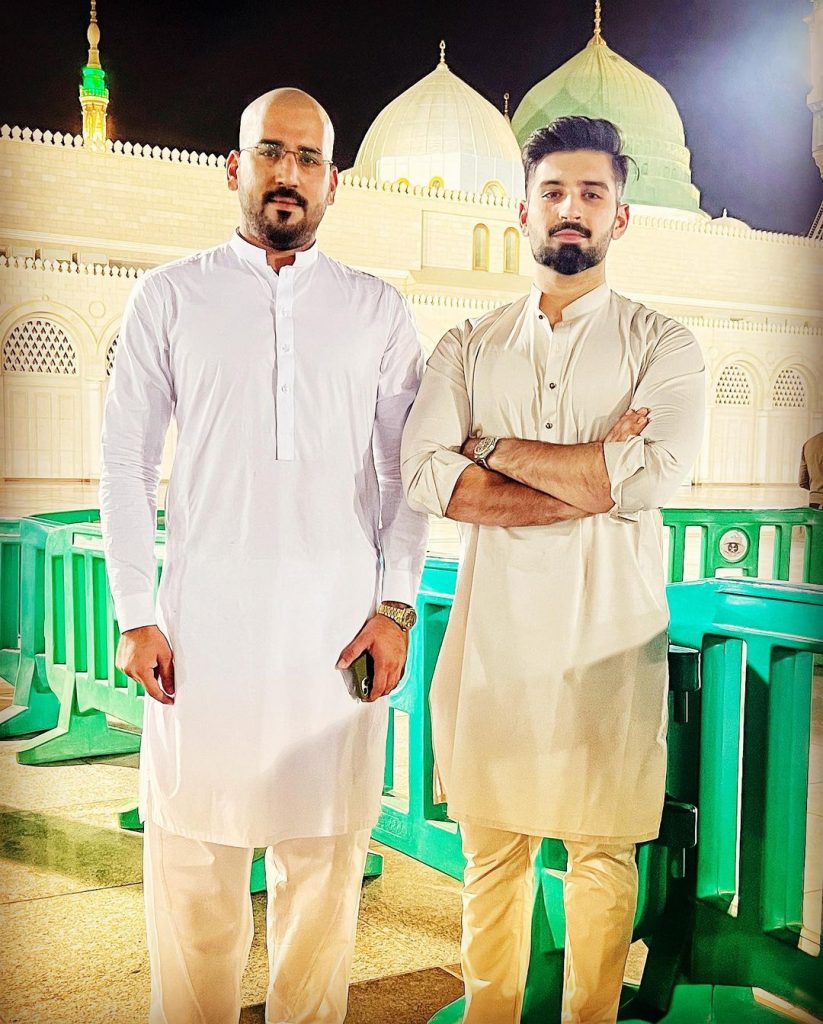 Aiman Khan And Muneeb Butt Spend 12th Rabi ul Awal In Madinah