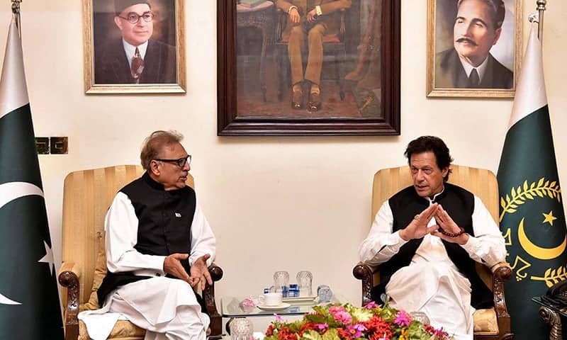 Imran Khan says President Alvi will consult him on the appointment of new COAS