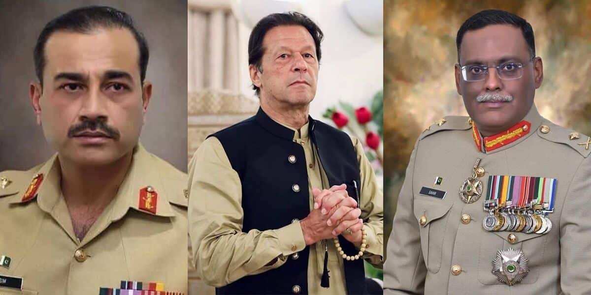 Khan congratulates COAS Gen Munir, CJCSC Gen Mirza on promotions