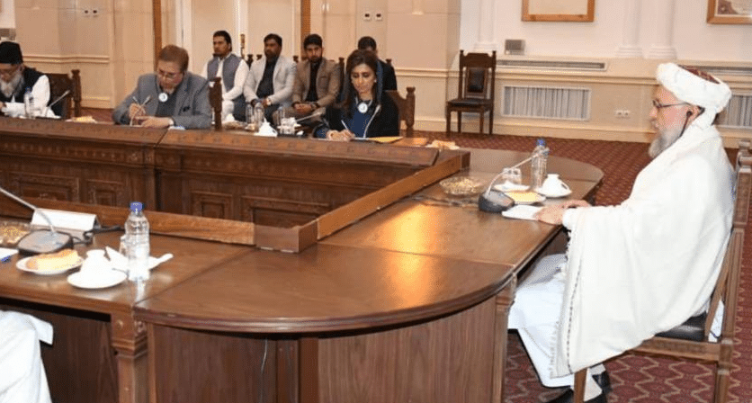 Hina Rabbani meets Deputy PM of Interim Afghan Govt